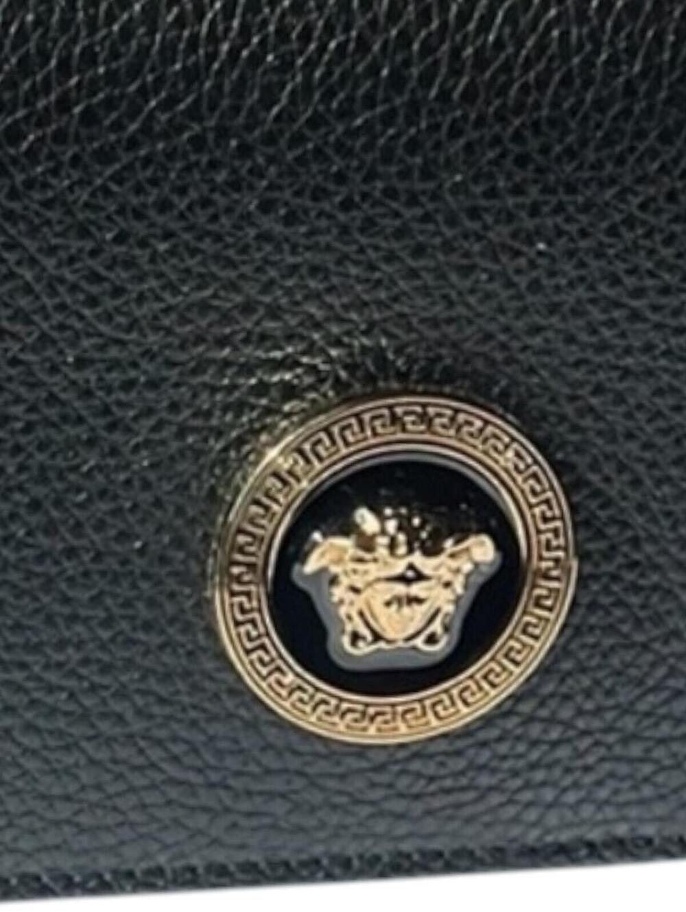 Versace Medusa Pebbled Leather Crossbody Bag NWT - Picture 3 of 15